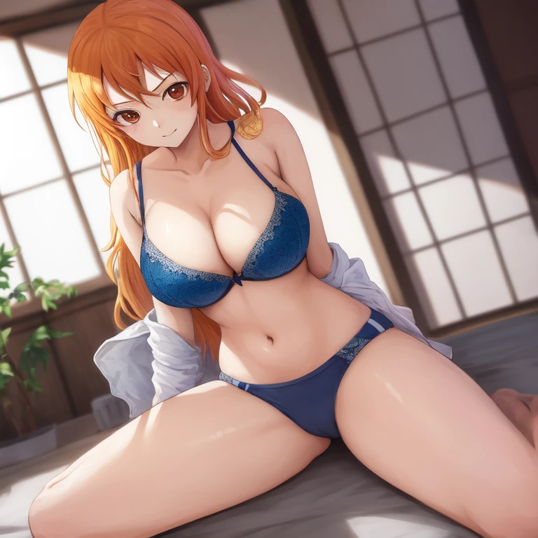 [Holara] Nami One Piece Gaya anime BH Dalam [Ilustrasi]